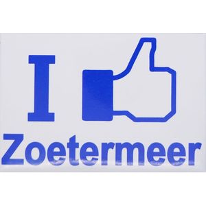 Koelkast magneet I Like Zoetermeer.