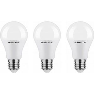 Asalite - LED Lamp A70 - E27 Fitting - 18W - 1620 Lumen - 6500K Koud Wit Daglicht - 3 Stuks
