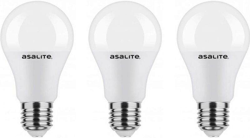 Asalite - LED Lamp A70 - E27 Fitting - 18W - 1620 Lumen - 6500K Koud Wit Daglicht - 3 Stuks