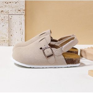 Clogs | Stof | Beige | Maat 19 tot 29