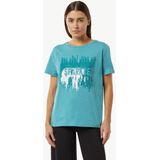 comma - T-Shirt - Zacht Jersey Katoen - Met Paillettenmotief