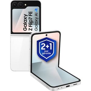 Samsung Galaxy Z Flip7 FE 5G - 256GB - White + 1 Jaar extra garantie