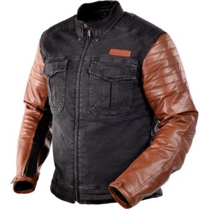 Trilobite 964 Acid Scrambler Men Denim Jacket Brown M - Maat -