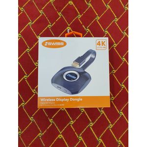 ISwiss Wireless Display Dongle - 4K Ultra HD - Dual-Band Wi-Fi