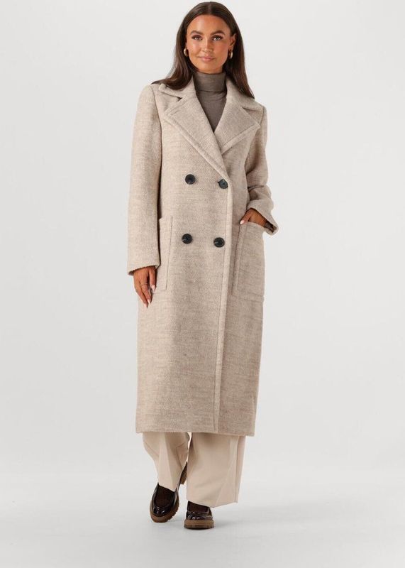 INWEAR Yumiw Db Coat Jassen Dames - Winterjas - Beige - Maat 36