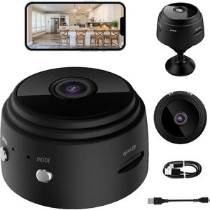 Spy Camera - Bewakingscamera - Spycam Mini-camera wifi 4K-HD live overdracht mobiele app compacte kleine beveiligingscamera mini-huisdiercamera wifi-babyfoon binnen met bewegingsmelder