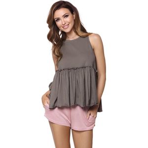 Khaki/roze korte pyjama PIGEON