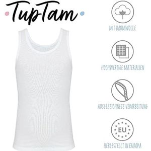 Heren Tanktops 5-Pack - Comfortabele Mouwloze Ondershirts voor Kinderen