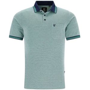 Hajo - Poloshirt Piqué - heren- groen - maat XXL
