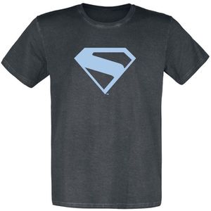 Superman Logo - Druck leuchtet im Dunkeln Heren T-shirt - meerkleurig - S