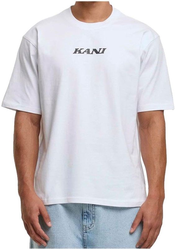Karl Kani - Retro Patch Print - T-shirt - Wit - Korte Mouwen
