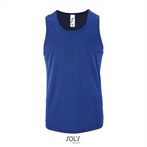 Set 2 stuks Konings Blauwe Tanktop / sportshirt Sol's maat S