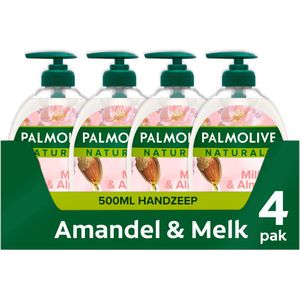 Palmolive Naturals Amandel Handzeep - 4 x 500ml - Voordeelverpakking