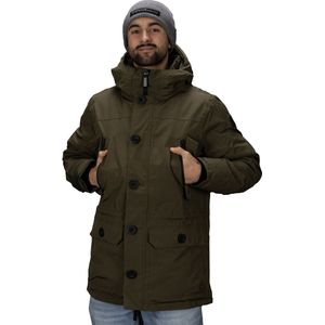 Rehall - LUCAS-R - Mens Parka Jacket - M - Olijfgroen