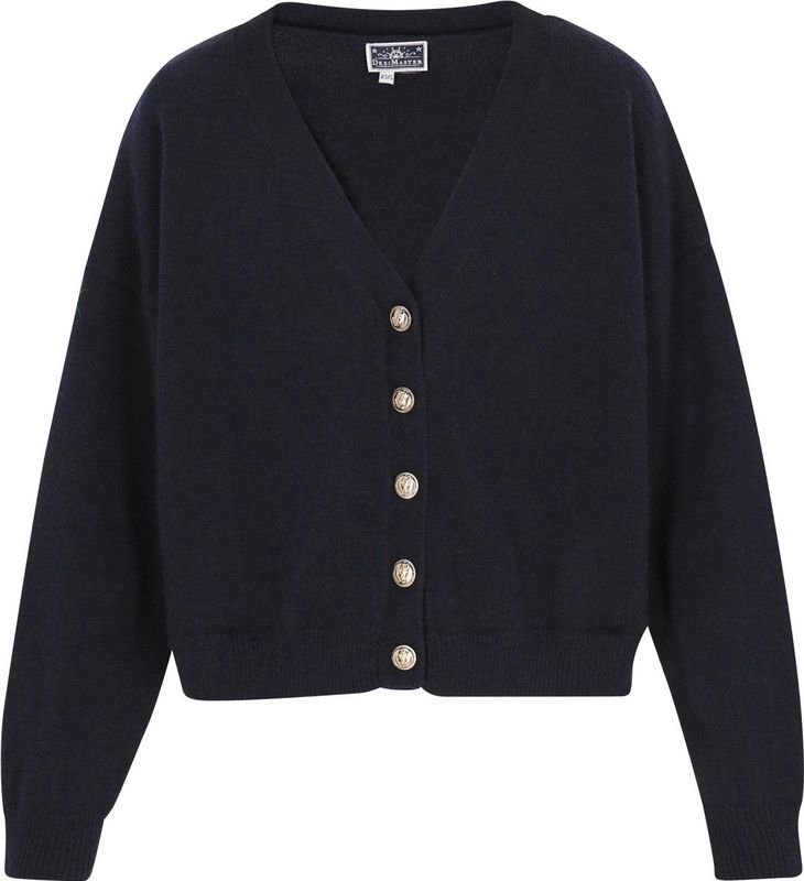 DreiMaster Maritim Gebreid vest  marine