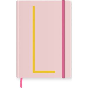 Monogram Notebook - Eerste Notebook - Gepersonaliseerde Luxe - Letter Notebook L
