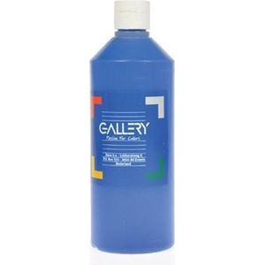 Gallery plakkaatverf, flacon van 500 ml, donkerblauw