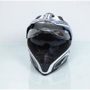 torx crosshelm voor dames / heren maat xs dundee v blauw / 53-54cm nieuw