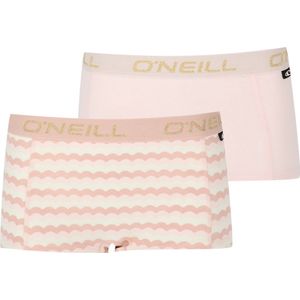 O'Neill dames boxershorts 2-pack - stripes pink - M
