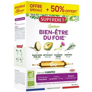 Superdiet Quatuor Chardon Marie Digestion Bio 20 Ampullen + 10 Gratis