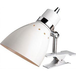 Steinhauer Spring - Wandlamp - 1 lichts - Wit - Klemlamp