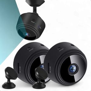 2-Pack Tech Essentials® Mini Spy Camera - 1080P/Full HD - Met WiFi APP - Nightvision - Bewegingsdetectie - Verborgen Video Camera Compact - Kleine Binnenhuis Camera - Spionage - Draadloos - Huisdieren - Smart - Zwart