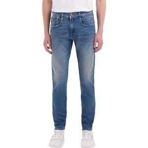 Replay Heren Jeans Broeken ANBASS slim Fit Blauw 30W / 36L Volwassenen