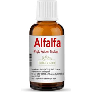 Herbes D'elixir - Alfalfa Tinctuur - 100 ml - Natuurlijke Extract