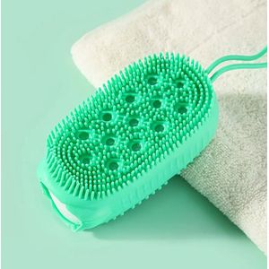Silicone douche spons - badspons - douchespons - groen