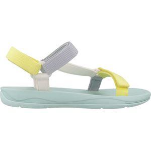 Camper - Match - Sandalen - Blauw - Textiel - Klittenbandsluitingen