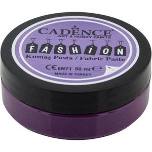 Cadence Fashion Textiel Relief Pasta 50 ml Aubergine