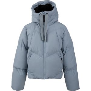 Brunotti - Shelka - Winterjas - Zilver Blauw - Korte Puffer