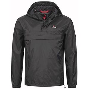 Heren windbreaker anorak regenjas met borstzak in maten S tot 3XL
