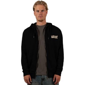 Wrong Friends Oxford Zipped Hoodie - Heren Trui met Rits - Relaxed Fit