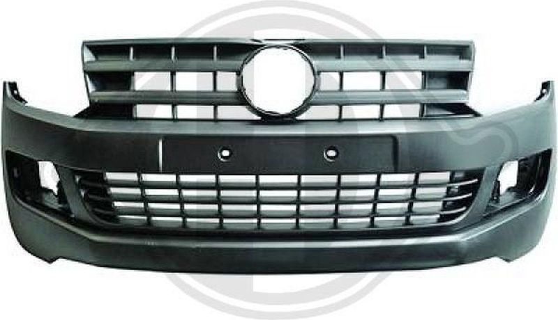 Voorbumper - Vw Amarok - Zwart - Model: 2010-09 tot 2022-05