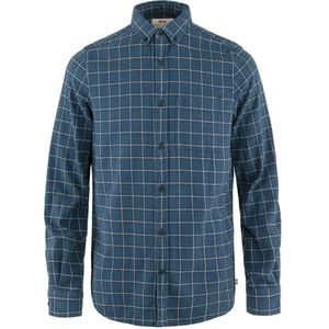 Fjällräven Övik Flannel Shirt Met Lange Mouwen Blauw S Man