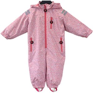 Ducksday Regenpak – Regenoverall – Waterdicht & Ademend – PFAS-vrij – Gerecycled Polyester – Maat 98/104 – Lee