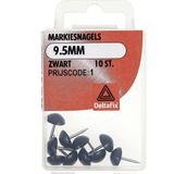 Deltafix - Markiesnagels - Zwart - 9,5mm - 10 Stuks