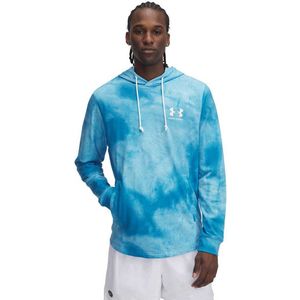 Under Armour Rival Terry Aop Hoodie Blauw M / Regular Man