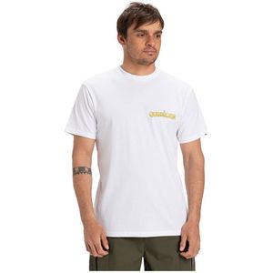 Quiksilver Ev Disconnect Effects T-shirt Met Korte Mouwen Wit L Man