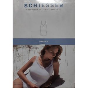 Schiesser luxury dames onderhemd maat 50 zwart