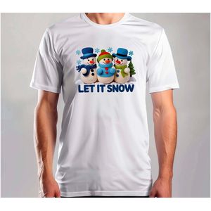 Preppy Let It Snow - T Shirt - MerryChristmas - ChristmasVibes - Funny - Sarcasm - VrolijkKerstfeest - Kerstmis - Grappig - Sarcasme