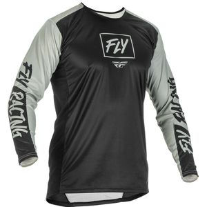 FLY Racing Lite Jersey Black Grey S - Maat -