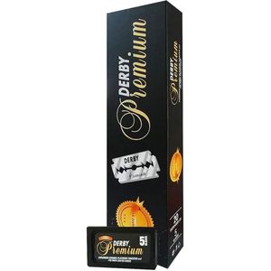 Premium zwarte tweesnijdend scheermesjes - 20 pack