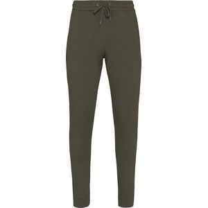 Biologische unisex joggingbroek Washed Organic Khaki - M