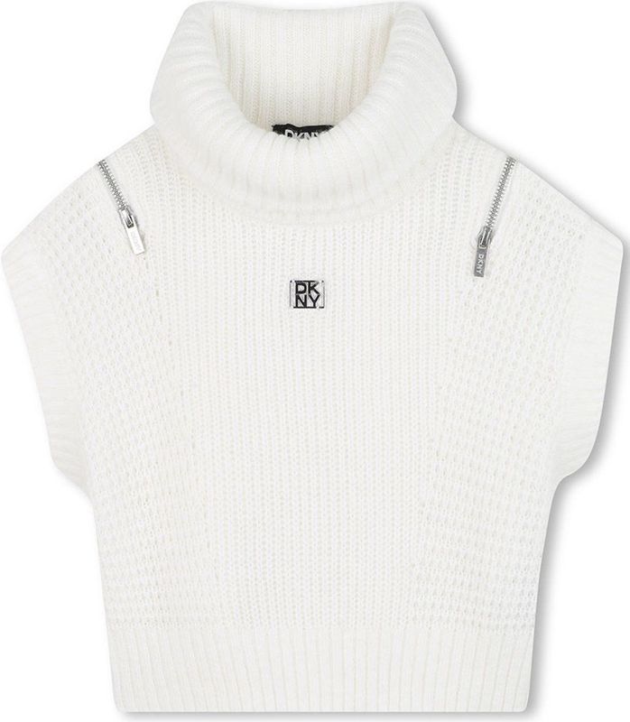 DKNY - D62382 - Sweatshirt - Wit - Mouwloos - 80% Polyester