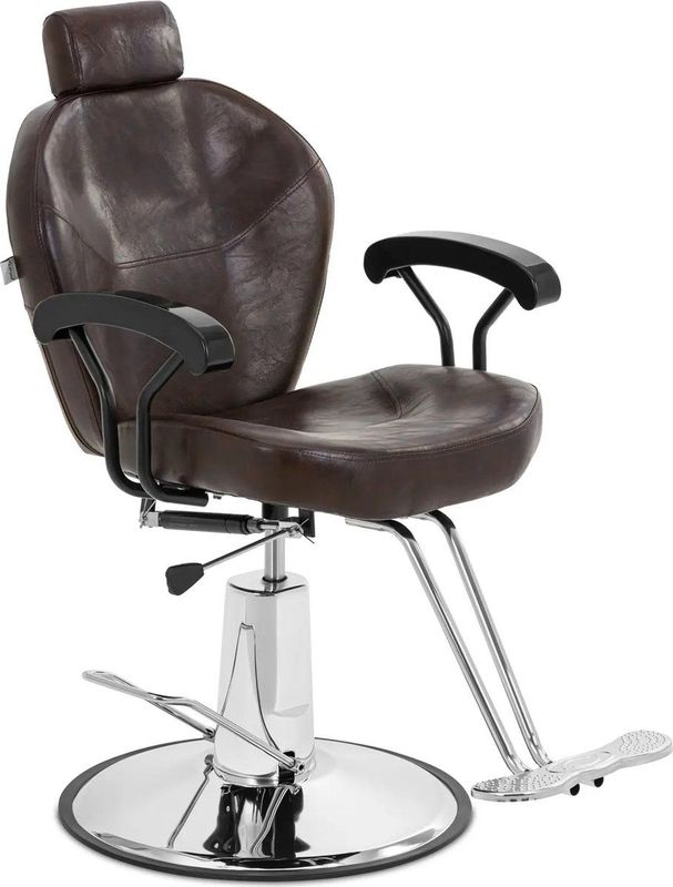 Ilford - Kappersstoel - Bruin - Synthetisch Leer - Ergonomisch Design