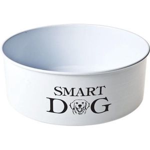 COSY & TRENDY - DRINKBAK HOND - WIT - PRINTING - D22xH7 cm - SMART DOG