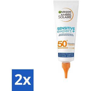 Garnier - Ambre Solaire - Zonnebrandserum - Sensitive Expert - SPF 50+ - 125 ml - Voordeelverpakking - 2 stuks