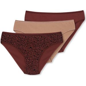 Dagi 3-pack Slips met Luipaardprint en Normale Taille